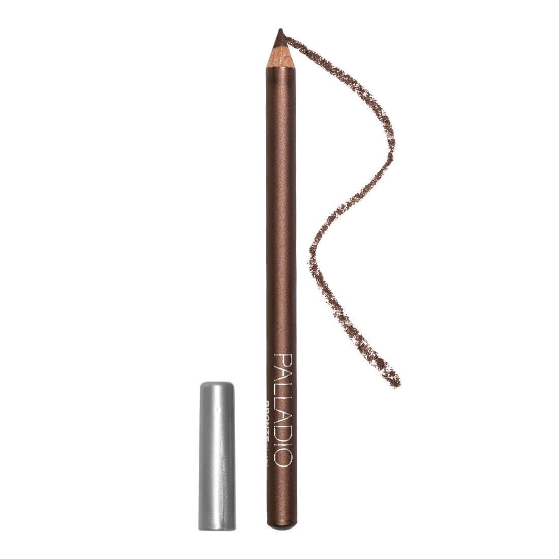 Buy now Palladio Wooden Eyeliner Pencil, Thin Pencil Shape, Easy Application, Firm yet Smooth Formula, Perfectly Outlined Eyes, Contour and Line, Long Lasting, Rich Pigment, Black Bronze at indiglob india