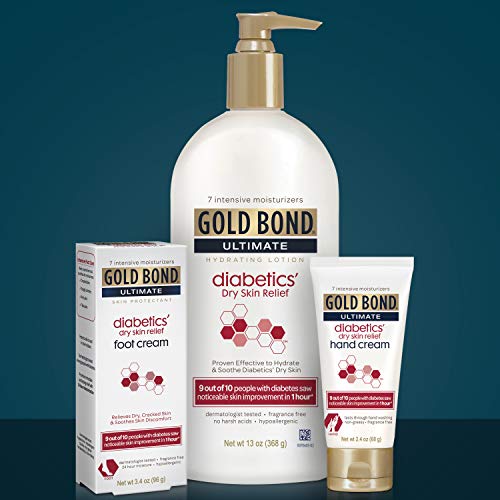 Buy now Gold Bond Diabetic Body Lotion, Dry Skin Relief with Vitamin E & Aloe to Soothe & Moisturize Flaky, Rough Skin, 4.5 oz at indiglob india