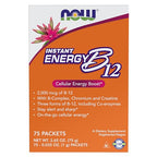 Buy now NOW Supplements, Instant Energy B-12 (2,000 mcg of B-12 per packet), Cellular Energy Boost*, 75 Packets at indiglob india