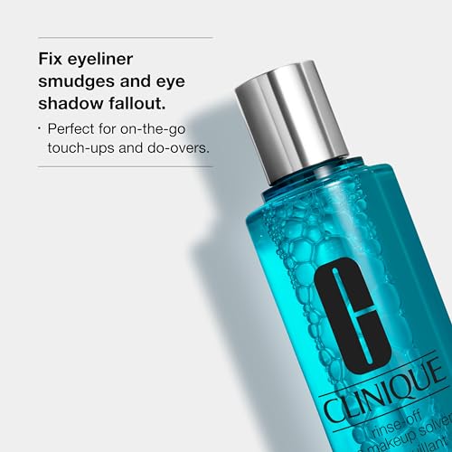 Buy now Clinique Rinse-Off Oil Free Eye Makeup Remover Solvent | Safe For Sensitive Skin, 4.2 Fl Oz at indiglob india