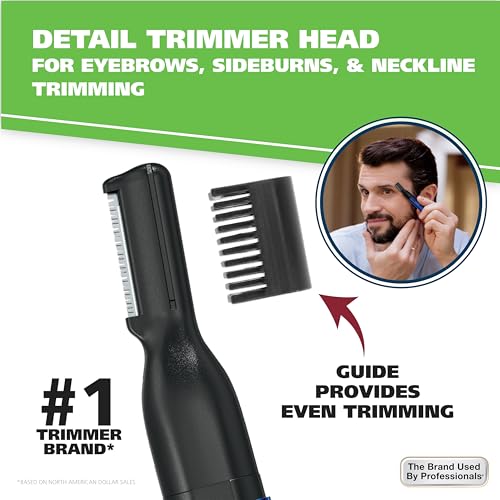 Buy now Wahl Lithium 2 in 1 Battery Pen Detail Touch Up Trimmer for Nose, Ear, Neckline, Eyebrow, & Other Detailing - Blue - by The Brand Used by Professionals - Model 5643-200 at indiglob india