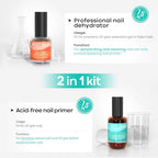 Buy now modelones 15 ml Nail Dehydrator and Primer, Acid Free Base Coat Natural Prep Dehydrate & Bond Primer Kit, Hema-Free Acrylic Nail Supplies at indiglob india