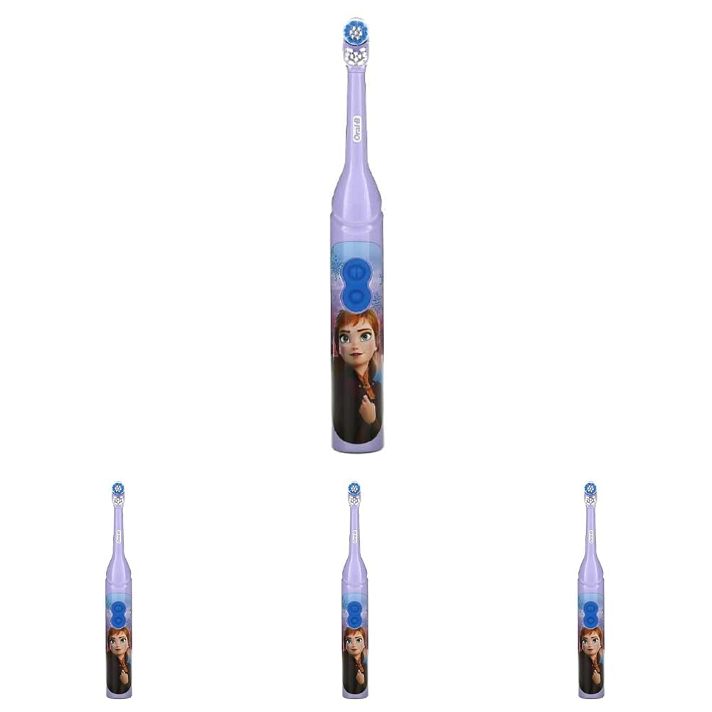 Buy now Oral-B Stages Power Kids Disney Frozen Battery Toothbrush for Children and Toddlers, (Characters May Vary) 1 Count (Pack of 4) at indiglob india