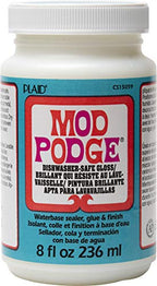 Buy now Mod Podge Dishwasher Safe Waterbased Sealer, Decoupage Glue with Gloss Finish, 8 fl oz (Pack of 3), Clear (CS15059A)- (Pack of 3) at indiglob india