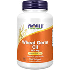 Buy now NOW Foods Supplements, Wheat Germ Oil 1,130 mg with Essential Fatty Acids (EFAs), Nutritional Oil, 100 Softgels at indiglob india
