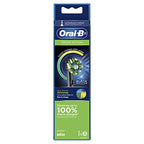 Buy now Oral-B Cross Action Electric Toothbrush Replacement Brush Heads, Black, 3 Count (Pack of 1) at indiglob india