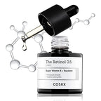 Buy now COSRX Retinol 0.5 Oil, Anti-aging Serum with 0.5% Retinoid Treatment for Face, Reduce Wrinkles, Fine Lines, Gentle Skincare for Day & Night, Not Tested on Animals, Korean Skin Care at indiglob india