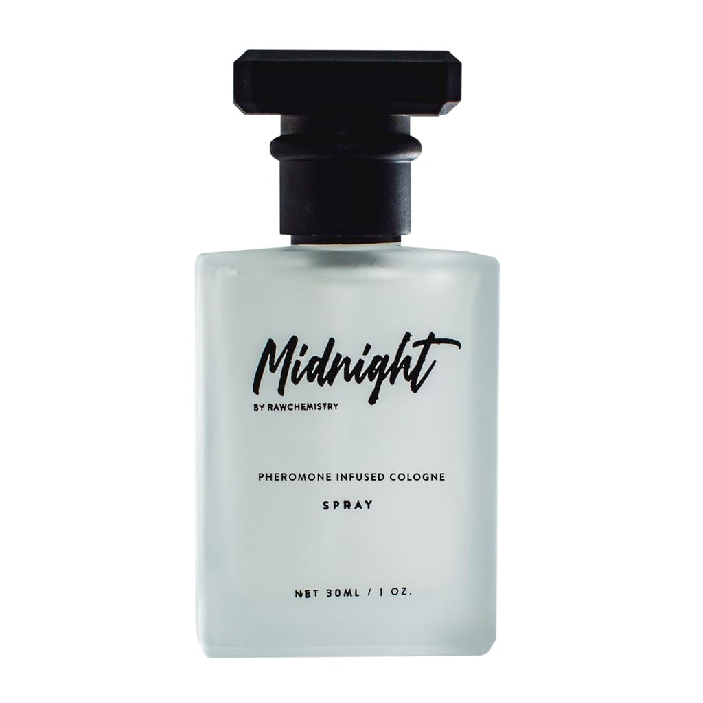 RawChemistry Midnight Pheromone Infused Men's Cologne – Long-Lasting, 1 oz