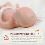 Buy now BABESIDE Miniature Reborn Baby Dolls Aurora - 6-in Full Platinum Silicone Reborn Baby Girl Realistic-Newborn Baby Doll Mini Sleeping Girl Real Life Baby Dolls with Feeding Kit & Gift Box at indiglob india