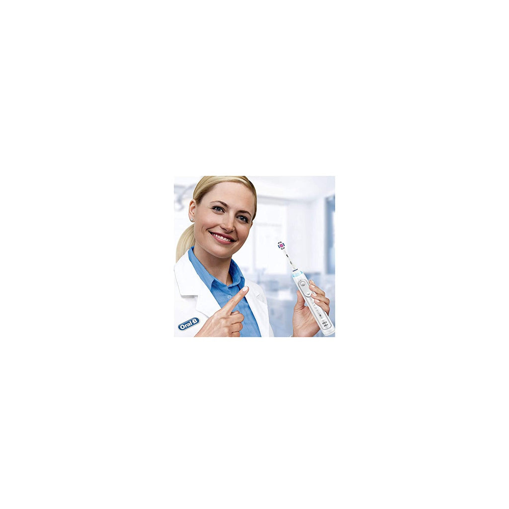 Buy now Oral-B 3D White Toothbrush Heads Pack of 4 Replacement Refills for Electric Rechargeable Toothbrush at indiglob india