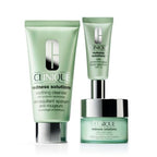 Buy now Clinique Redness Solutions Redness Regimen Skincare Set | Soothing Cleanser, 2.5 Fl Oz | Daily Relief Cream, 1 Fl Oz | Daily Protective Base Broad Spectrum SPF 15, 0.5 Fl Oz at indiglob india