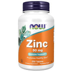 Buy now NOW Supplements, Zinc 50 mg, Tablets 250 Count (Pack of 1) at indiglob india