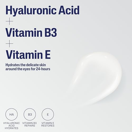 Buy now Cetaphil Hydrating Eye Gel-Cream, With Hyaluronic Acid, 0.5 Fl oz, Brightens and Smooths Under Eyes, 24 Hour Hydration for All Skin Types, (Packaging May Vary) at indiglob india
