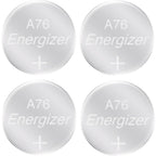 Energizer LR44/A76 Alkaline Batteries, 1.5V, Pack of 4