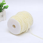 Buy now B&S FEEL 5mm Faux Pearl Beads Garland Pearl Bead Roll Strand for Wedding Party Decoration, 99 Feet Roll (Ivory) at indiglob india