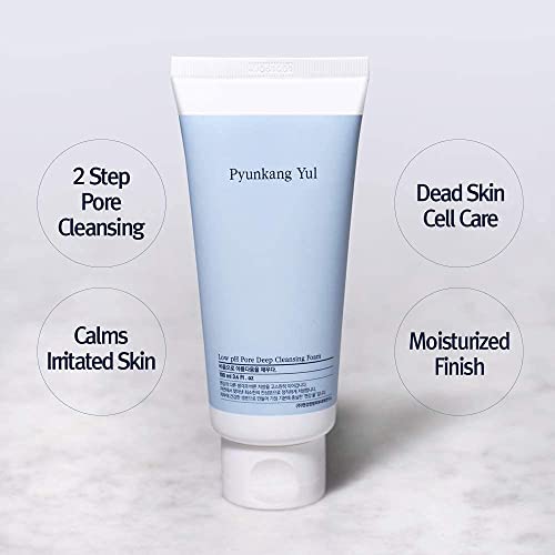 Buy now Pyunkang Yul PKY Low pH Pore Deep Cleansing Foam, Pore Cleanser with Fluffy Microbubbles, AHA, Witch Hazel, Zero Irritation, Korean Skincare (3.38 Fl. Oz, 100ml) at indiglob india
