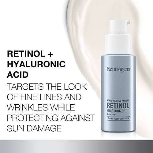 Buy now Neutrogena Rapid Wrinkle Repair Retinol Face Moisturizer with SPF 30, Daily Anti-Aging Face Cream, Retinol & Hyaluronic Acid & Trial Size Hydro Boost Facial Cleanser, 0.5 fl. oz at indiglob india