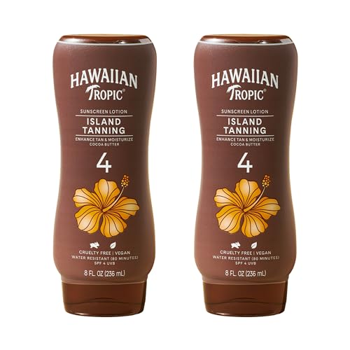 Buy now Hawaiian Tropic Island Tanning Lotion, SPF 4, Twin Pack at indiglob india