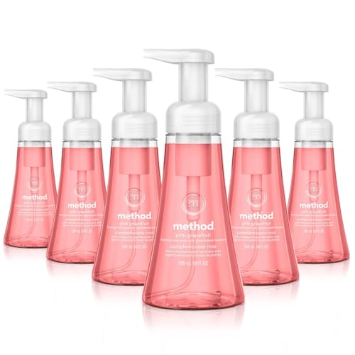 Buy now Method Foaming Hand Soap, Pink Grapefruit, 10 fl oz, (Pack of 6) at indiglob india
