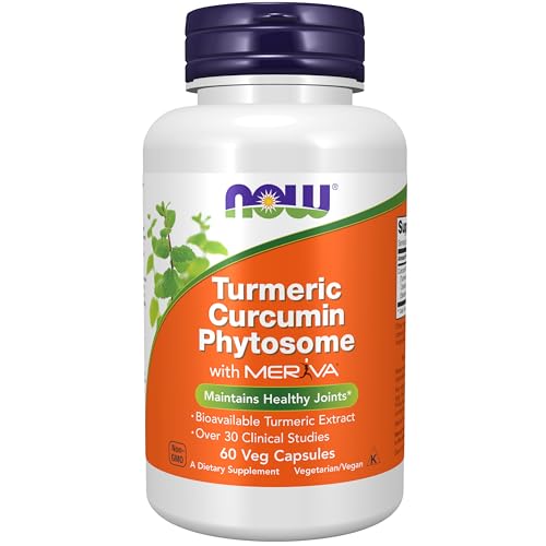 Buy now NOW Foods Supplements, Curcumin Phytosome, Bio-Enhanced Turmeric Extract, 60 Veg Capsules at indiglob india