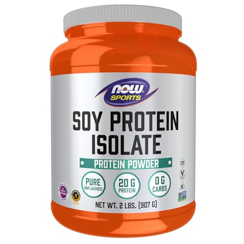 Buy now NOW Foods Sports Nutrition, Soy Protein Isolate 20 g, 0 Carbs, Unflavored Powder, 2-Pound at indiglob india