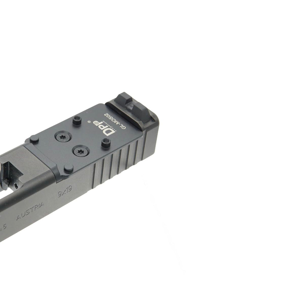 DPP Titanium Adapter Plate Compatible with Glock 17/19 Gen 3-5 MOS Holosun 407/507C/508T/Osight C/XR and Trijicon RMR/SRO