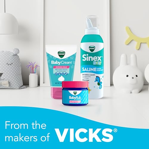 Buy now VICKS Sinex Baby Saline Nasal Spray, Drug Free Gentle Nasal Mist, Instantly Clears Everyday Stuffy Little Noses, Soothes & Hydrates, Safe For Daily Use, Gentle For All Ages, 5 OZ x 2 at indiglob india