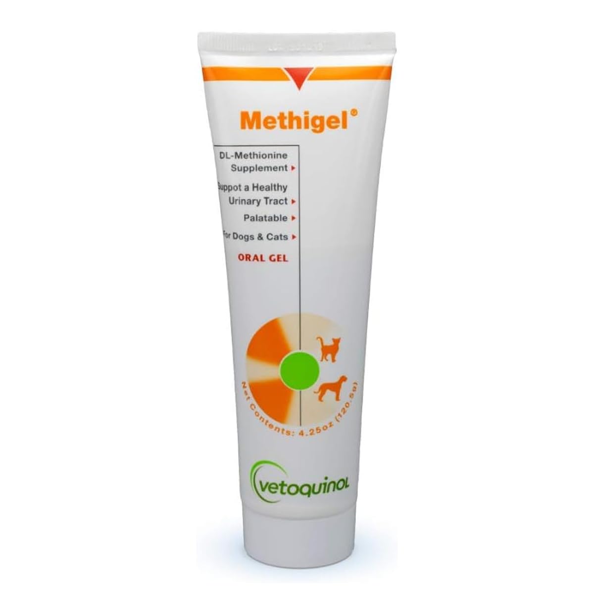 Vetoquinol Methigel, Urinary Acidifier for Dogs & Cats, 4.25 oz