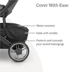 Buy now UPPAbaby Basket Cover for Cruz V2 and V3 Strollers - Protects and Conceals Belongings - Easy Attachment and Access - Water-Resistant Material at indiglob india