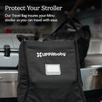 Buy now UPPAbaby Travel Bag for all Minu Stroller Models ƒ?? Backpack Style with Inner Wheel Bag + Storage Pocket - Durable Design with TravelSafe Protection at indiglob india