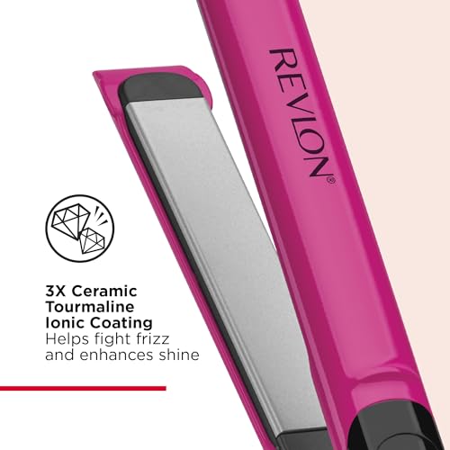 Buy now Revlon Smooth Brilliance Ceramic Hair Flat Iron | Smooth Glide and Ultra-Sleek Sylas, (1 in) at indiglob india