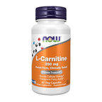 Buy now NOW Supplements, L-Carnitine 250 mg, Purest Form, Amino Acid, Fitness Support*, 60 Veg Capsules at indiglob india