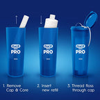 Buy now Oral-B Glide PRO Refillable Dental Floss Starter Kit + Refill, 240m at indiglob india