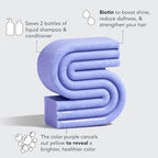 Buy now Kitsch Toning Purple Shampoo For Blondes & Color Treated Hair - Shampoo Bar For Women and Men - Biotin Shampoo for Strengthening & Neutralizing Brassy Tones - Vegan, Silicone & Sulfate Free - 3.2 oz at indiglob india