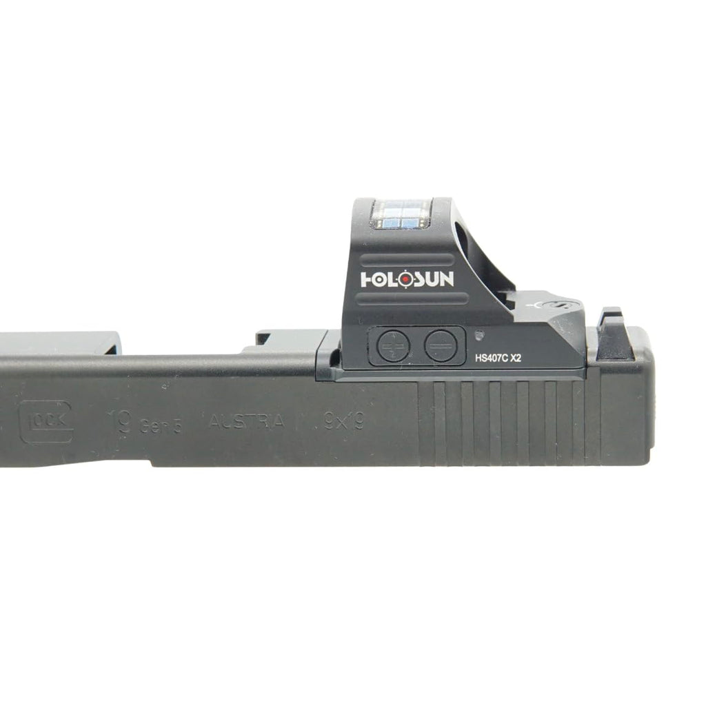 DPP Titanium Adapter Plate Compatible with Glock 17/19 Gen 3-5 MOS Holosun 407/507C/508T/Osight C/XR and Trijicon RMR/SRO