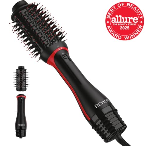 Buy now REVLON One Step Volumizer PLUS Hair Dryer and Styler - More Volume, Less Damage, and More Styling Control for Easy and Fast Salon-Style Blowouts, Plus Travel Friendly (Black) at indiglob india