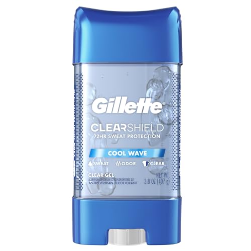 Buy now Gillette Advanced Clear Gel Antiperspirant Cool Wave 5 Pack Of 3.8 Ounce Net Wt 19 Ounce at indiglob india