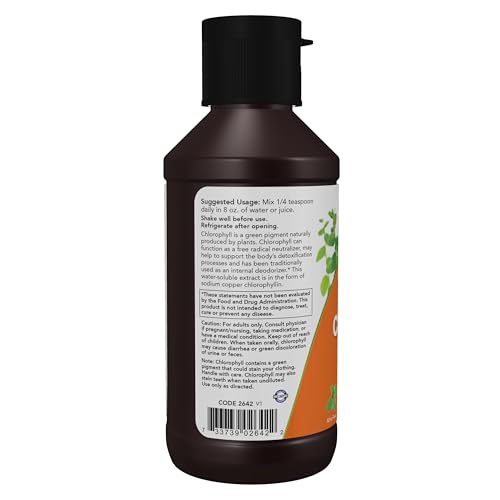 Buy now Now Foods Supplements, Extra Strength Liquid Chlorophyll, Mint, Internal Deodorizer*, Promotes Clean at indiglob india