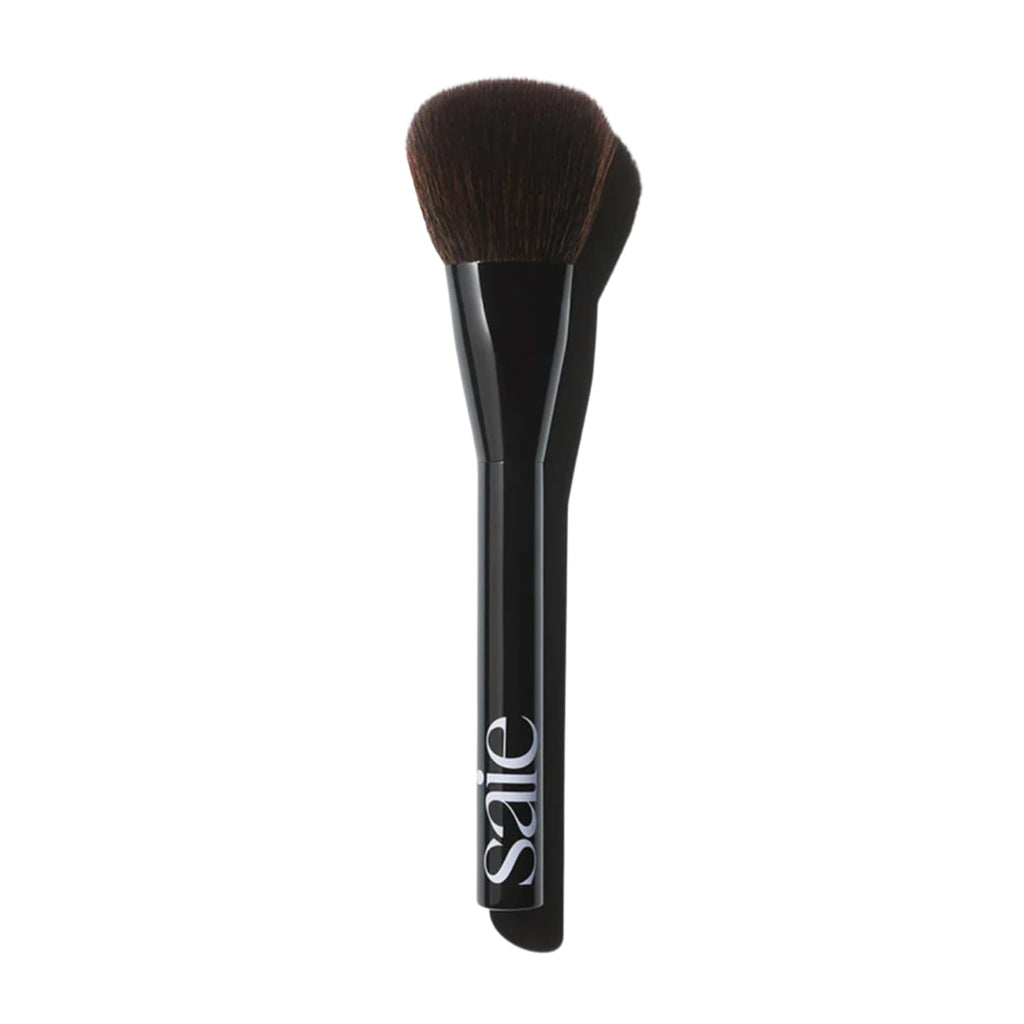 Buy now Saie Powder Blush Brush - Fluffy Makeup Brush for Cheeks - Ultra-Soft Tapered Bristles for a Precise, Diffused Application - For Pressed or Loose Powder Face Makeup, Bronzer + Blush - Vegan (1 Count) at indiglob india