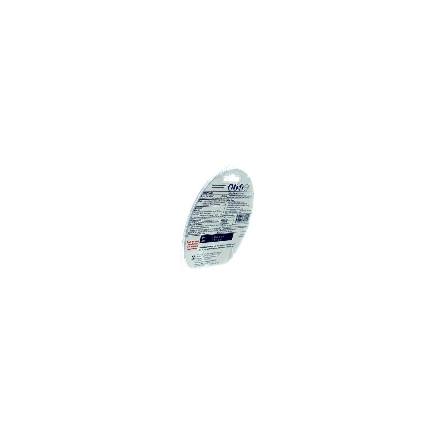 Buy now Abreva 2grm Pump Size 1ct Abreva Cold Sore Treatment at indiglob india