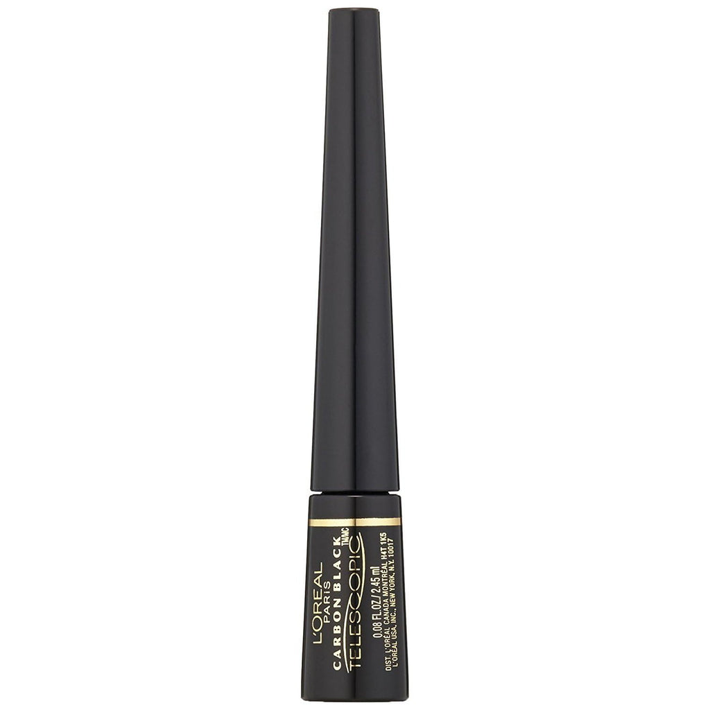 L'Oreal Paris Telescopic Precision Liquid Eyeliner, Carbon Black, 0.08 Oz