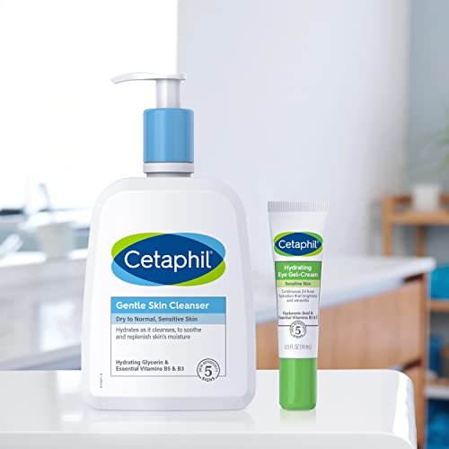 Buy now Cetaphil Hydrating Eye Gel-Cream, With Hyaluronic Acid, 0.5 Fl oz, Brightens and Smooths Under Eyes, 24 Hour Hydration for All Skin Types, (Packaging May Vary) at indiglob india