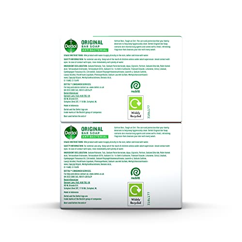 Buy now Dettol Anti Bacterial Original Soap 100g Twin Pack Dermatologically Tested at indiglob india