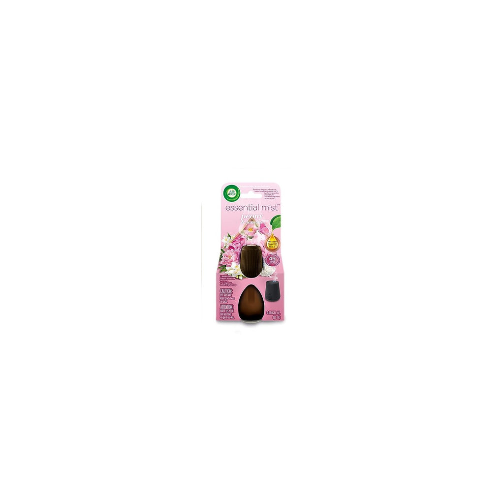 Buy now Air Wick Essential Mist Refill, 1 ct, Peony and Jasmine, Essential Oils Diffuser, Air Freshener at indiglob india
