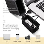 Buy now SOMGEM Cigarette Case with USB Rechargeable Electric Lighter for Whole Package Cigarettes 20pcs, Waterproof Cigarette Holder for Outdoor Camping Hiking at indiglob india