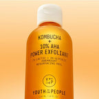 Buy now Youth To The People Kombucha + 10% AHA Power Exfoliant (4 fl oz), Overnight Resurfacing Peel, Helps Fade Discoloration + Smooth Skin Texture, Lactic + Glycolic Acid, Fragrance-free, Vegan at indiglob india