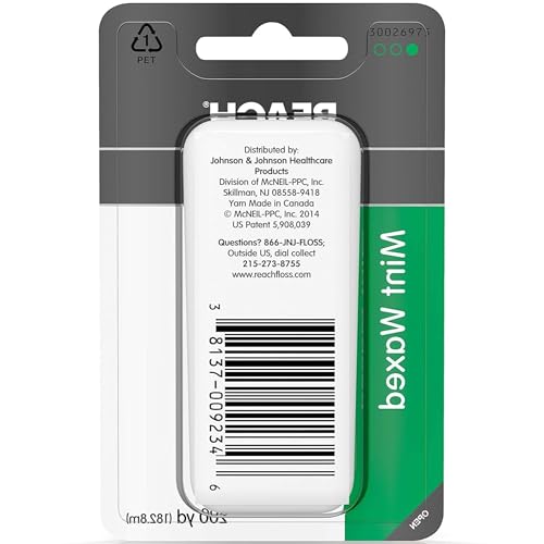 Buy now REACH Mint Waxed Floss 200 Yards (Pack of 2) at indiglob india