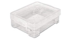 Stackable Crayon Box - Clear (4 Pack)