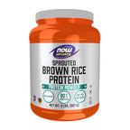 Buy now NOW Foods Sports Nutrition, Sprouted Brown Rice Protein, 80% Protein, Unflavored Powder, 2-Pound at indiglob india