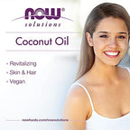 Buy now NOW Foods Solutions, Coconut Oil, Naturally Revitalizing for Skin and Hair, Conditioning Moisturizer, 7-Ounce at indiglob india